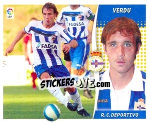 Sticker Verdú (Coloca) - Liga Spagnola 2006-2007 - Colecciones ESTE