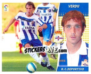 Figurina Verdú (Coloca) - Liga Spagnola 2006-2007 - Colecciones ESTE