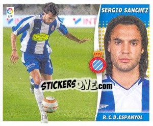Cromo Sergio Sanchez - Liga Spagnola 2006-2007 - Colecciones ESTE