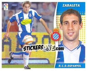 Sticker Zabaleta - Liga Spagnola 2006-2007 n. 191 - Colecciones ESTE