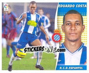 Sticker Eduardo Costa - Liga Spagnola 2006-2007 n. 192 - Colecciones ESTE