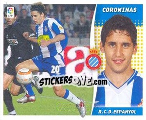 Sticker Corominas - Liga Spagnola 2006-2007 n. 198 - Colecciones ESTE