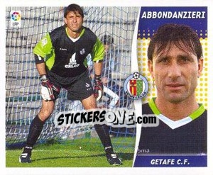 Cromo Abbondanzieri - Liga Spagnola 2006-2007 - Colecciones ESTE