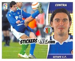 Cromo Contra - Liga Spagnola 2006-2007 - Colecciones ESTE