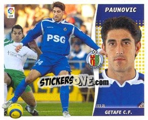 Sticker Paunovic - Liga Spagnola 2006-2007 n. 231 - Colecciones ESTE