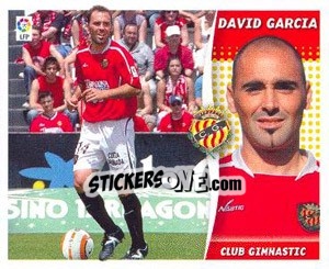 Cromo David Garcia - Liga Spagnola 2006-2007 - Colecciones ESTE