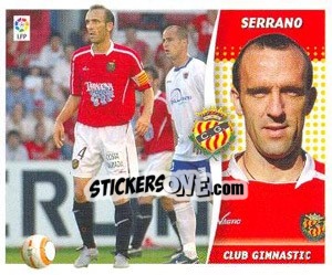 Cromo Serrano - Liga Spagnola 2006-2007 - Colecciones ESTE