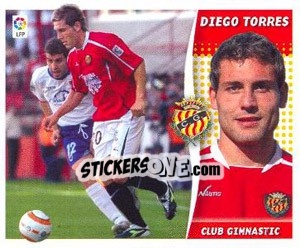 Sticker Diego Torres - Liga Spagnola 2006-2007 n. 263 - Colecciones ESTE