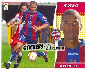 Sticker N´Diaye - Liga Spagnola 2006-2007 n. 283 - Colecciones ESTE