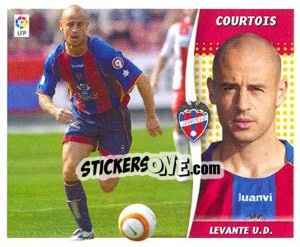 Sticker Courtois - Liga Spagnola 2006-2007 n. 285 - Colecciones ESTE