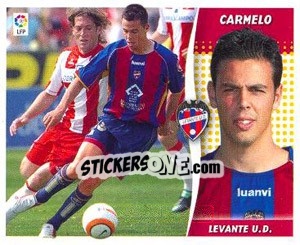 Cromo Carmelo - Liga Spagnola 2006-2007 - Colecciones ESTE