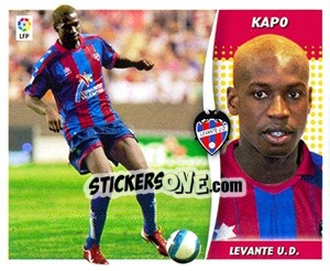 Sticker Kapo (Coloca) - Liga Spagnola 2006-2007 n. 296 - Colecciones ESTE