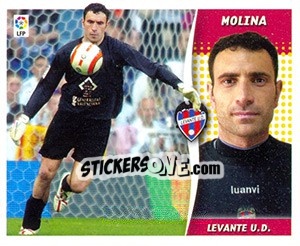 Cromo Molina (Coloca) - Liga Spagnola 2006-2007 n. 299 - Colecciones ESTE