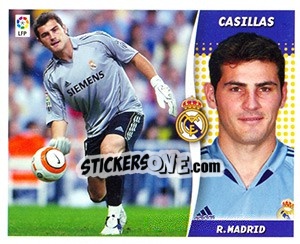 Sticker Casillas - Liga Spagnola 2006-2007 - Colecciones ESTE