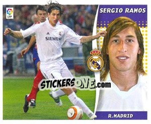 Sticker Sergio Ramos - Liga Spagnola 2006-2007 n. 310 - Colecciones ESTE