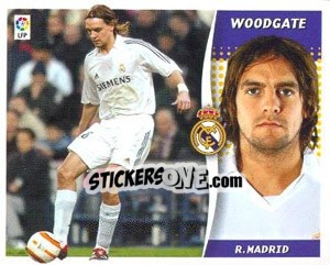 Sticker Woodgate - Liga Spagnola 2006-2007 - Colecciones ESTE