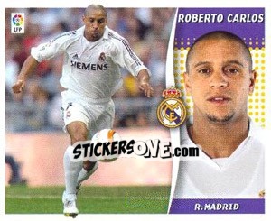 Cromo Roberto Carlos - Liga Spagnola 2006-2007 - Colecciones ESTE