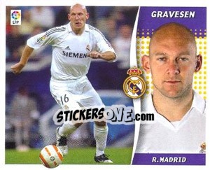 Sticker Gravesen - Liga Spagnola 2006-2007 - Colecciones ESTE