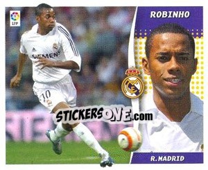 Sticker Robinho - Liga Spagnola 2006-2007 n. 322 - Colecciones ESTE