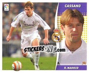 Sticker Cassano - Liga Spagnola 2006-2007 - Colecciones ESTE