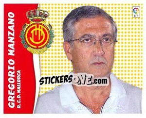 Figurina Gregorio Manzano (Entrenador) - Liga Spagnola 2006-2007 - Colecciones ESTE