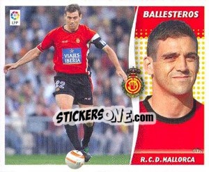 Cromo Ballesteros - Liga Spagnola 2006-2007 - Colecciones ESTE