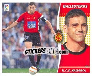 Sticker Ballesteros - Liga Spagnola 2006-2007 n. 336 - Colecciones ESTE