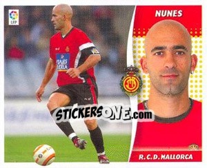 Cromo Nunes - Liga Spagnola 2006-2007 - Colecciones ESTE