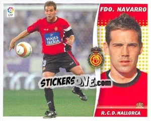 Sticker Fernando Navarro - Liga Spagnola 2006-2007 - Colecciones ESTE