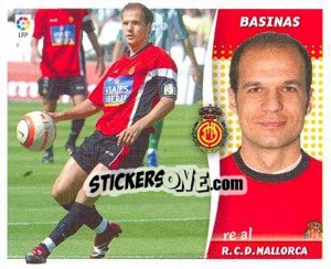 Cromo Basinas - Liga Spagnola 2006-2007 n. 341 - Colecciones ESTE