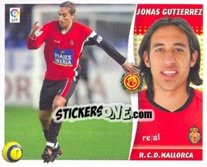 Sticker Jonas Gutierrez - Liga Spagnola 2006-2007 n. 343 - Colecciones ESTE