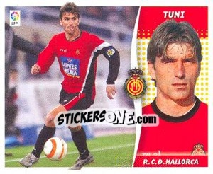 Cromo Tuni - Liga Spagnola 2006-2007 - Colecciones ESTE
