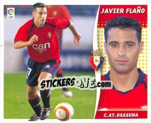 Cromo Javier Flaño - Liga Spagnola 2006-2007 - Colecciones ESTE