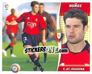 Cromo Muñoz - Liga Spagnola 2006-2007 - Colecciones ESTE