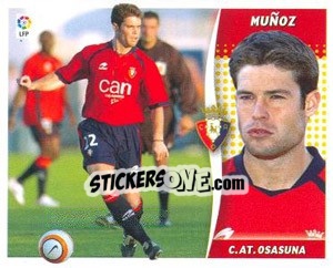 Sticker Muñoz - Liga Spagnola 2006-2007 n. 376 - Colecciones ESTE