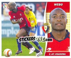 Sticker Webo - Liga Spagnola 2006-2007 - Colecciones ESTE