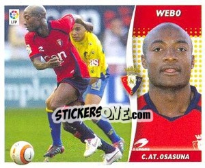 Sticker Webo - Liga Spagnola 2006-2007 n. 380 - Colecciones ESTE