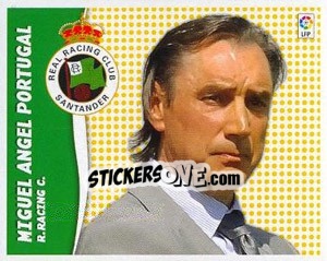Cromo Miguel Angel Portugal (Entrenador) - Liga Spagnola 2006-2007 n. 392 - Colecciones ESTE
