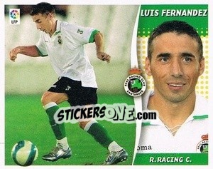 Sticker Luis Fernandez - Liga Spagnola 2006-2007 n. 403 - Colecciones ESTE
