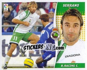 Cromo Serrano - Liga Spagnola 2006-2007 - Colecciones ESTE