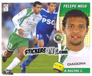 Sticker Felipe Melo - Liga Spagnola 2006-2007 n. 410 - Colecciones ESTE