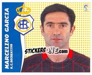 Cromo Marcelino Garcia (Entrenador) - Liga Spagnola 2006-2007 n. 422 - Colecciones ESTE