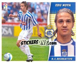 Sticker Edu Moya - Liga Spagnola 2006-2007 - Colecciones ESTE