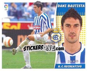 Sticker Dani Bautista - Liga Spagnola 2006-2007 - Colecciones ESTE