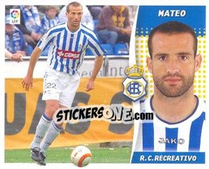 Cromo Mateo - Liga Spagnola 2006-2007 - Colecciones ESTE