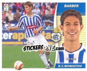 Cromo Barber - Liga Spagnola 2006-2007 - Colecciones ESTE