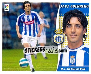 Sticker Javi Guerrero (Recreativo) - Liga Spagnola 2006-2007 n. 447 - Colecciones ESTE