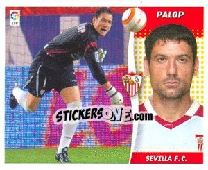 Sticker Palop - Liga Spagnola 2006-2007 n. 453 - Colecciones ESTE