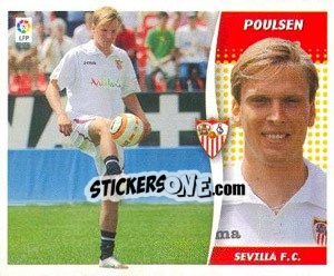 Sticker Christian Poulsen - Liga Spagnola 2006-2007 n. 461 - Colecciones ESTE