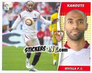 Cromo Kanoute - Liga Spagnola 2006-2007 - Colecciones ESTE